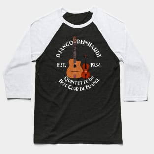 Django Reinhardt & Stephane Grappelli, Quintette du Hot Club de France Baseball T-Shirt